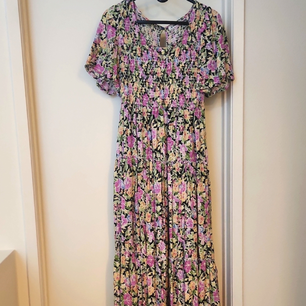 In Loom Floral Maxi Dress